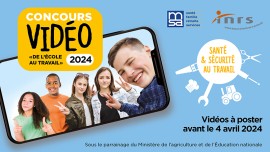 Miniature de l'actualité 12ème édition du Concours vidéo 2024 Santé et sécurité au travail